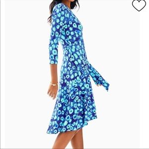 Lilly Pulitzer Blue Floral Dress